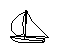 Sailboat -- 50% size