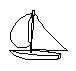 Sailboat -- 75% size