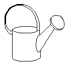 Watering Can -- 150% size