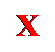 Text Box: X
